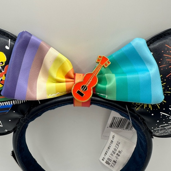 Disney Shanghai 3 Caballeros Ear Headband Detachable Bow NWT minor imperfections - Picture 3 of 6